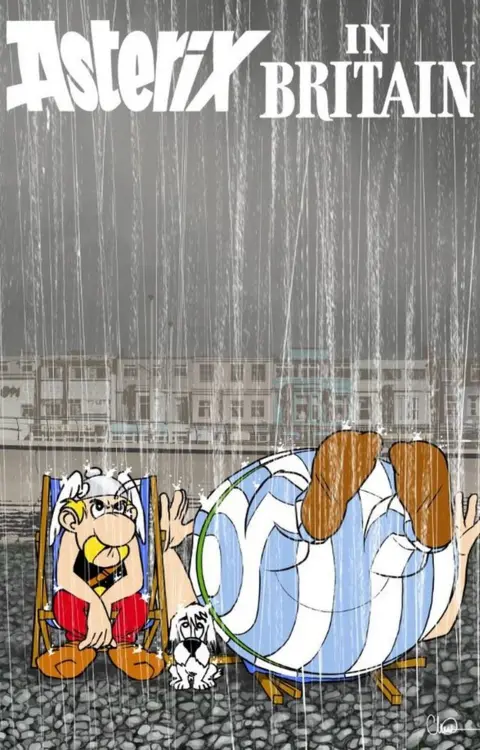 Charlie Adlard Asterix cover