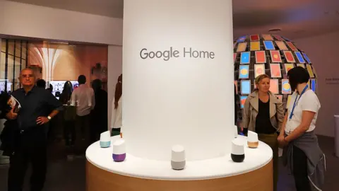 Getty Images Google Home display in pop up shop