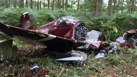 Northamptonshire Fire and Rescue Crashed plane