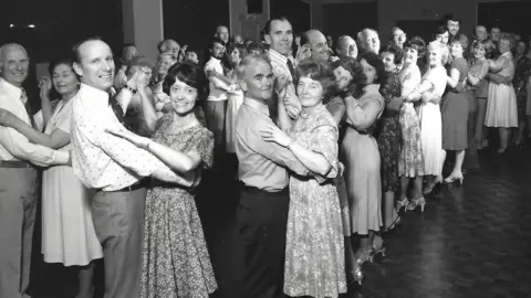 Mushing family photo Ballroom dancing at the club in the 1980s