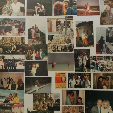 Paul Scimshaw Images of Paul Scrimshaw, his family and his late wife