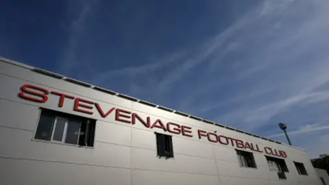 PA General view of the outside of The Lamex Stadium