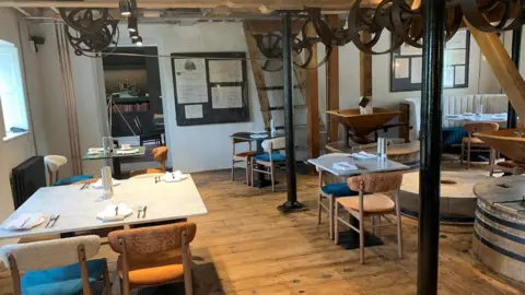 The restaurant at Black Pool Mill