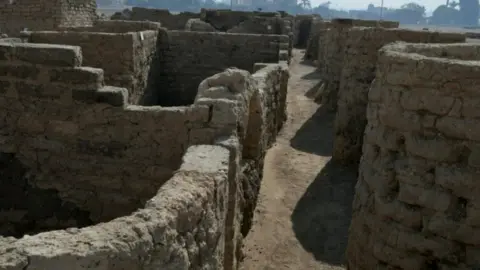 Reuters A new archaeological discovery is seen in Luxor, Egypt