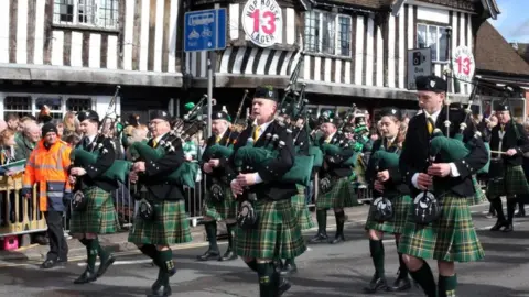 Bianca Harvey/Birmingham St Patrick's Day Festival The St Patrick's Day parade in 2019