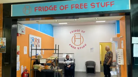 Fridge of Free Stuff in Weston-super-Mare