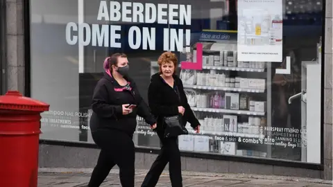 Getty Images Aberdeen shoppers