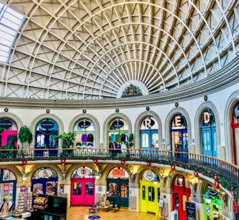 Gareth Potter/Historic England  Leeds Corn Exchange