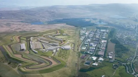 Heads of the Valleys Development Company Artist impression of circuit