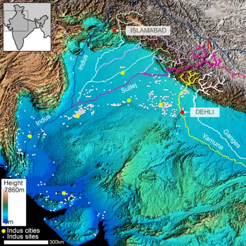 NASA/USGS Elevation map