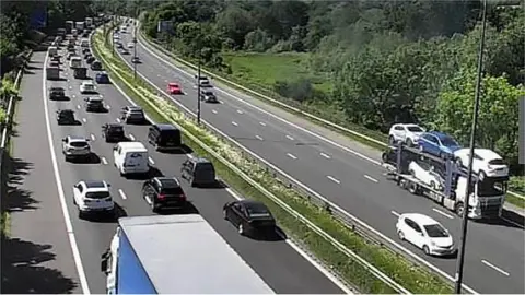 Traffic Camera Wales M4 tailbacks