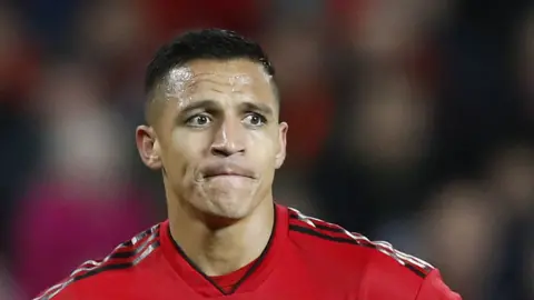 Manchester United forward Alexis Sanchez