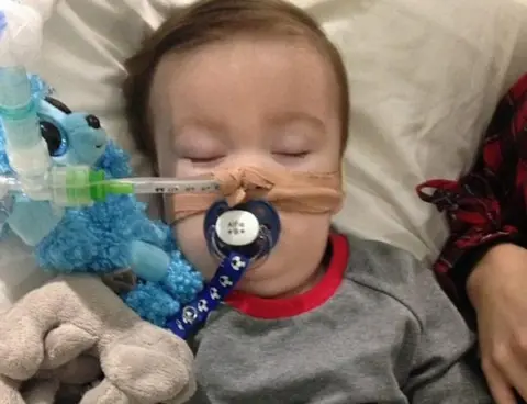 Alfies Army Official/PA Alfie in hospital