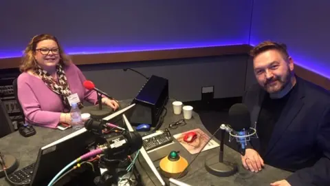 Dawn Purvis (left) and William Crawley (right)