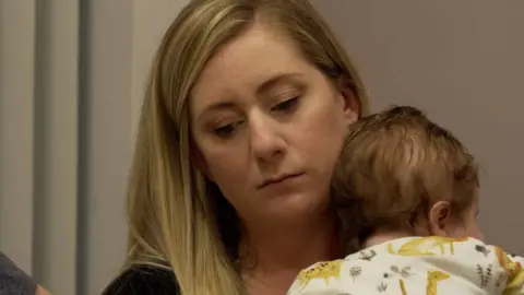 BBC Kathryn Baughan with baby Ollie