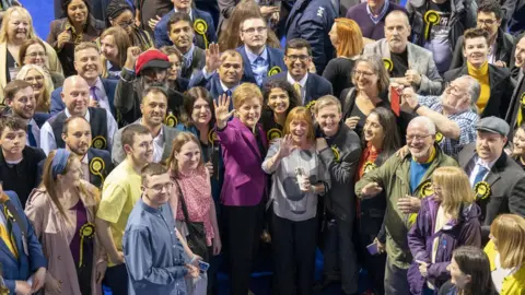 PA Media SNP at Glasgow count