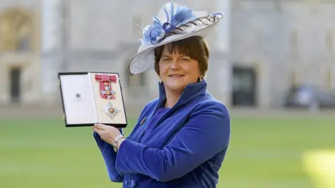 PA Media Arlene Foster and her award