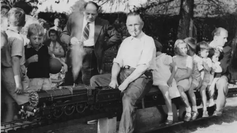 Norwich & District Society of Model Engineers Eaton Park miniature railway in Norwich in the 1960s