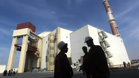 AFP File photo of Bushehr nuclear power plant in southern Iran (26 October 2010)