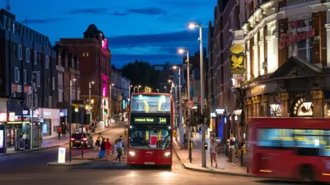 Wandsworth Council Clapham Junction at night