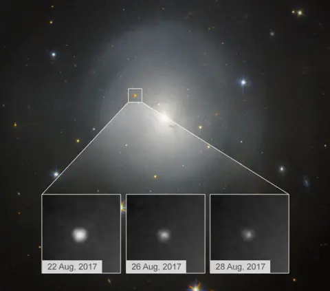 NASA/ESA/N.Tanvir(U.Leicester) et al Hubble's view of the event