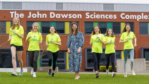 University of Sunderland Six University of Sunderland medical students alongside lecturer Alice Roberts