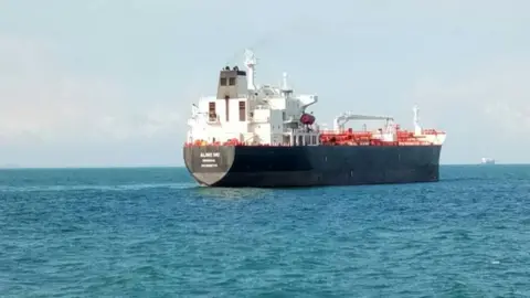 Malaysian Navy Chief Picture of Alnic MC, tweeted by the Malaysian navy chief