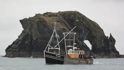 Darren Purves Fishing boat off the Calf of Man