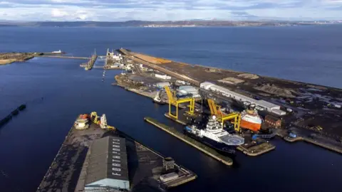 PA Media The Petrel in an neighbouring berth, 13 January 2023