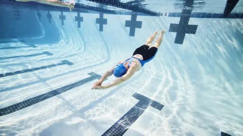 Getty Images Swimmer in a pool