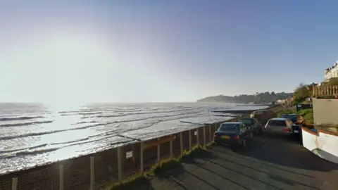 Google Dawlish sea front