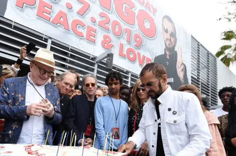 Getty Images Ringo Starr Peace and Love party