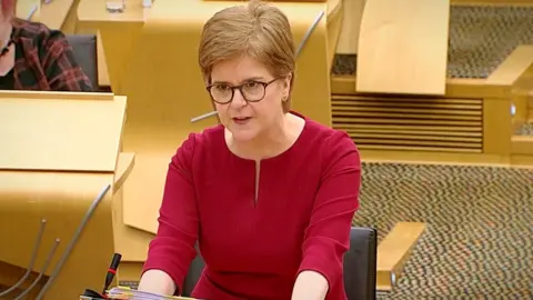 Scottish Parliament TV Nicola Sturgeon