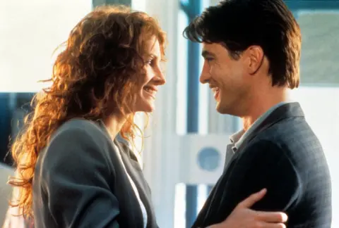 Alamy Julia Roberts as Julianne Potter and Dermot Mulroney as Michael O'Neal in My Best Friend's Wedding (1997)