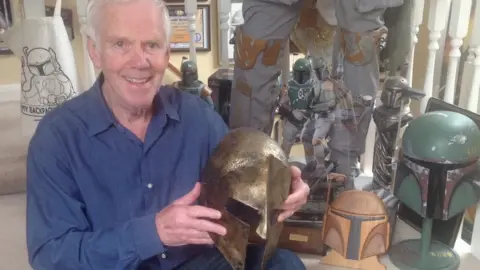 East Bristol Auctions Jeremy Bulloch with some of his collection