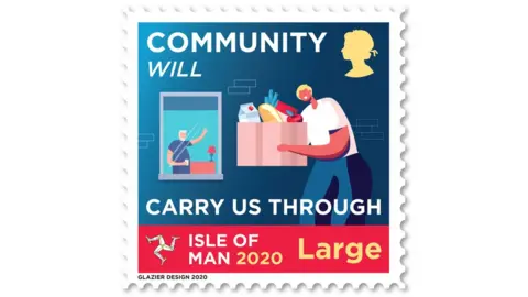 IOMPO Stamp featuring the word love