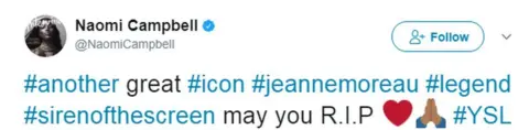 Twitter Naomi Campbell