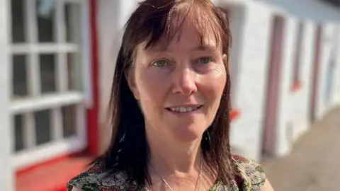 BBC Liz McArdle and her family live in a rare and unusual home