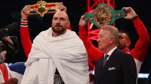 Getty Images Tyson Fury and Frank Warren