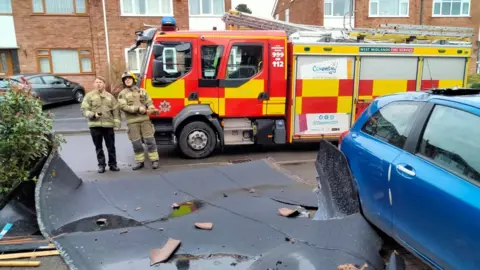 West Midlands Fire Service Fire crews