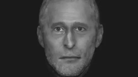 Facial reconstruction of unknown man