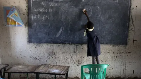 Paula Bronstein Students attend classes at the Ephatha Primary school July 18, 2012 in Juba, South Sudan.