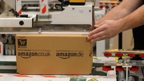 Getty Images Amazon UK warehouse