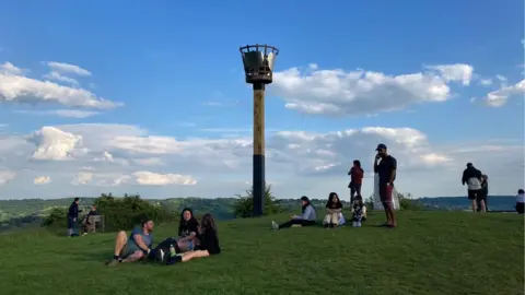 Robinswood Hill beacon in Gloucestershire