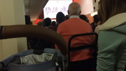 BBC Pram in conference room