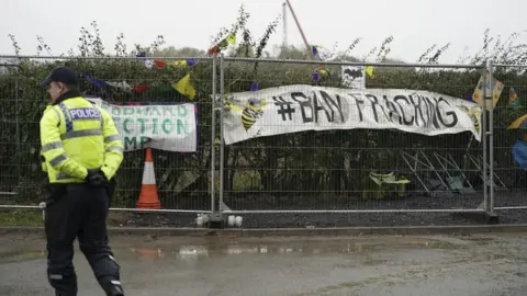 Getty Images Protests at Kirby Misperton