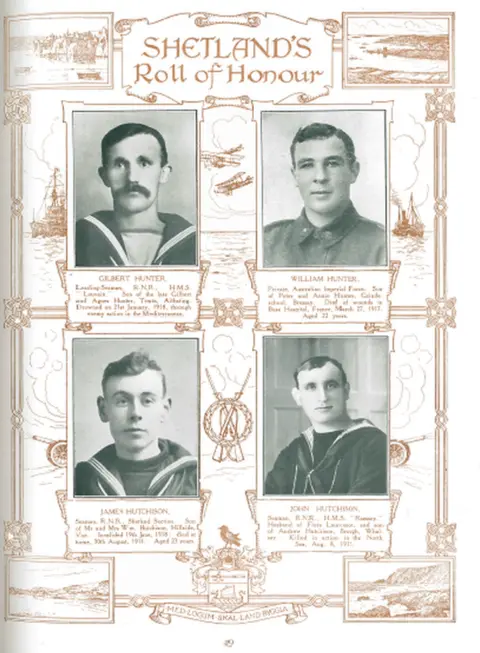 Thomas Manson Shetland's Roll of Honour