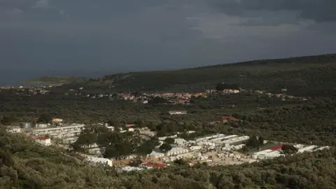 Getty Images Moria Refugee Camp on Greek island of Lesbos