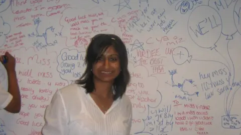 Jay Virdee Jay Virdee on her last day teaching