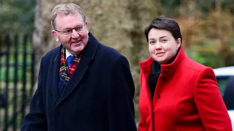 Getty Images David Mundell and Ruth Davidson